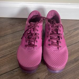 Nike Air Vapormax Running Sneakers Purple Low Top, size 5.5 youth